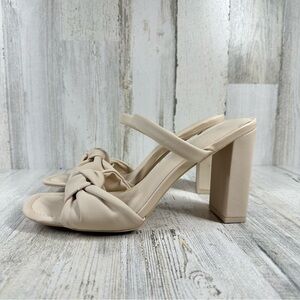 New‎ CALL IT SPRING RHIA Twisted Flat Toe High Block Heel Sandals #333